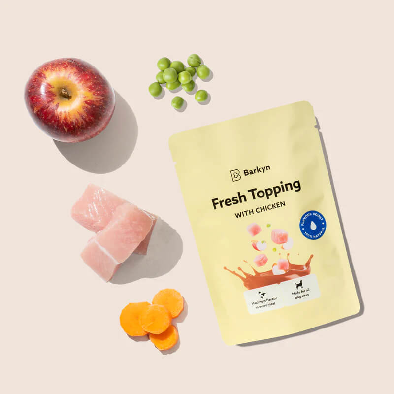 Topping naturale al pollo e mela rossa - Barkyn Store