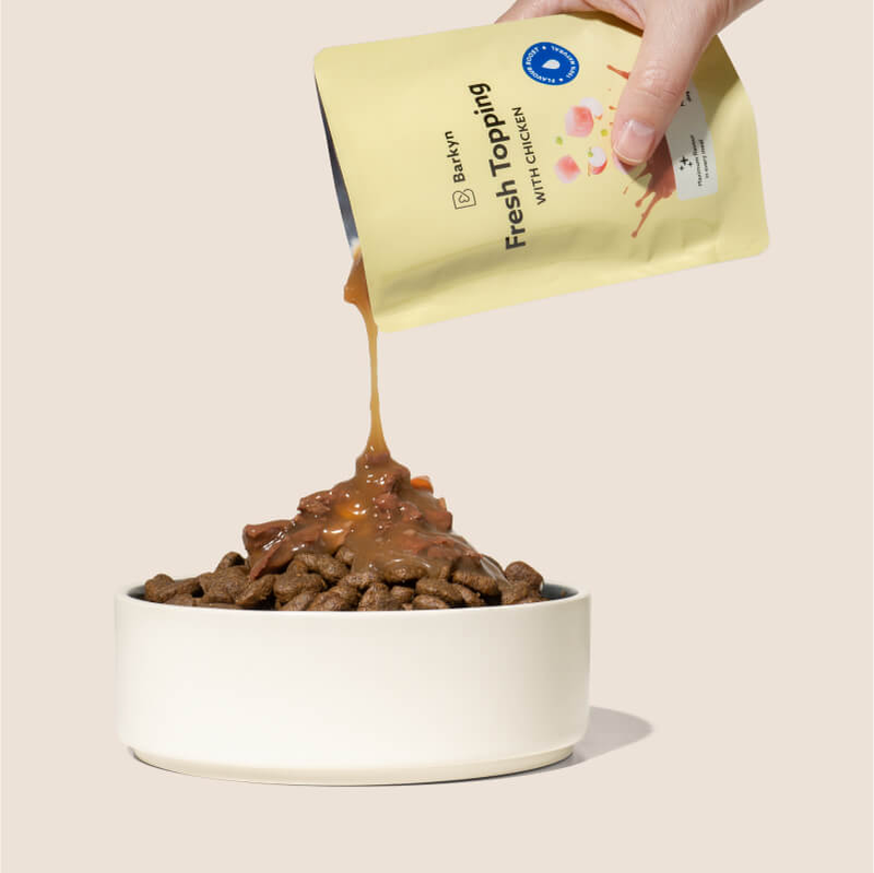 Topping naturale al pollo e mela rossa - Barkyn Store