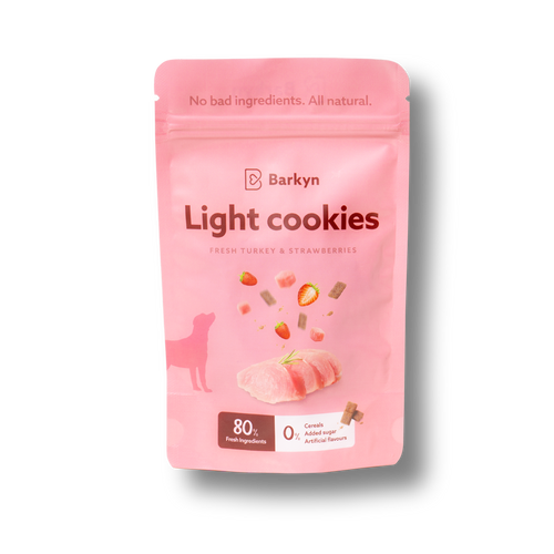 Galletas light de carne y fresas